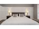 The large main bedroom features board and batten and neutral decor at 388 Rose Creek Pl, Woodstock, GA 30189