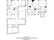 Multi-story floor plan with dimensions, showing layout of basement, first and second floors at 109 Hale View Cir, Canton, GA 30114