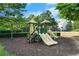 Neighborhood playground with slides, climbing structures, and a safety surface for children to enjoy at 109 Hale View Cir, Canton, GA 30114