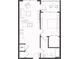 Detailed floorplan illustrating layout, room dimensions, and key features of the property at 525 Parkway Ne Dr # 306, Atlanta, GA 30308