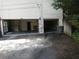 Two car garage with epoxy floors and easy access driveway at 5820 Elm Tree Dr, Buford, GA 30518