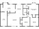 Detailed floor plan showcasing layout, dimensions, and room placements at 2310 Whitehead Place Dr, Suwanee, GA 30024