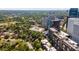 An aerial view of the property, showcasing nearby parks and cityscape at 145 15Th Ne St # 1430, Atlanta, GA 30309