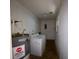 The laundry room comes with a washer and hot water heater already hooked up at 2369 Christian Cir, Covington, GA 30016