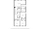 Detailed floor plan showcasing the layout of the home's second floor at 305 Hidden Creek Ln, Canton, GA 30114
