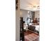 Bedroom with hardwood floors, colorful decor, and comfortable furnishings at 405 Mallory Cir, Loganville, GA 30052