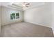 A bright bedroom with fresh paint and carpet is ready for your personal touches at 4133 Rosedown Nw Ct, Kennesaw, GA 30144