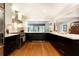 Modern kitchen with an island, stainless steel appliances, and contrasting cabinetry at 3072 Dale Ne Dr, Atlanta, GA 30305