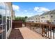 Spacious wood deck provides a private outdoor living space at 4874 Seldon Se Way, Smyrna, GA 30080