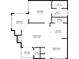 Detailed floor plan showcasing the layout of the home, including room dimensions and flow at 504 Mill Pond Ct, Smyrna, GA 30082