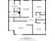Detailed floor plan showcasing the layout of the home's second floor at 432 Providence Walk St, Canton, GA 30114