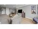 Inviting living room space with hardwood floors, modern furniture, and an adjacent dining area at 2479 Peachtree Ne Rd # 301, Atlanta, GA 30305