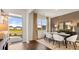 Charming dining room with elegant furnishings, creating a perfect space for gatherings and meals at 1622 Palladian Way, Lithonia, GA 30058