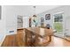 Dining room with a large table and stylish decor at 195 Blackberry Run, Fayetteville, GA 30214