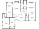 Detailed floor plan showcasing the layout of the home with labeled rooms and dimensions for easy visualization at 314 Spring Falls Drive, Lawrenceville, GA 30045