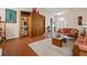 Cozy living room featuring hardwood floors and a neutral color palette at 3770 Wake Robin Way, Cumming, GA 30028