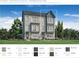 Detailed view of the home's exterior highlighting brick, siding, and window trim selections at 2641 Camphor Se Xing # 82, Smyrna, GA 30080