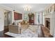 Inviting living room with hardwood floors, fireplace, and classic decor at 2965 Village Dr, Marietta, GA 30062