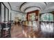 Elegant lounge area with a bar, stools, and a pool table for entertainment and relaxation at 3040 Peachtree Nw Rd # 1713, Atlanta, GA 30305