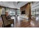 Stylish lounge area with comfortable chairs, modern decor, and hardwood floors for a cozy atmosphere at 3040 Peachtree Nw Rd # 1713, Atlanta, GA 30305