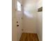 Bright entryway featuring hardwood floors and fresh paint at 3604 Orchard Cir, Decatur, GA 30032