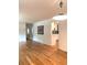 Bright living room featuring hardwood floors and access to the updated kitchen at 3604 Orchard Cir, Decatur, GA 30032