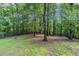 A treed backyard offers privacy at 5341 Terrytown Ln, Lithonia, GA 30038