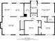 Floor plan highlights kitchen, bathrooms, bedrooms and living areas for the second level of the property at 5341 Terrytown Ln, Lithonia, GA 30038