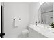 A full bathroom has a white vanity, framed mirror, and neutral color scheme at 3795 Newport Bay Dr, Alpharetta, GA 30005