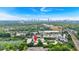 The city view showcases green surroundings and buildings, captured from an aerial perspective under a partly cloudy sky at 195 Arizona Ne Ave # 199, Atlanta, GA 30307