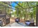 Inviting covered patio area with lounge seating and views of the green yard at 195 Arizona Ne Ave # 199, Atlanta, GA 30307