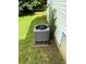 Exterior shot of a home's AC unit, showcasing the surrounding green lawn and the side of the house at 133 Magazine St, Dallas, GA 30157