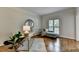 Bright office with a chaise lounge, shuttered windows, and hardwood floors at 5245 Cottage Farm Rd, Johns Creek, GA 30022