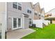 Backyard patio with green space and privacy fence at 6726 Gallant Se Ct # 30, Mableton, GA 30126
