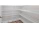Walk-in pantry featuring wire shelving for ample storage at 908 Catamaran Ct, Alpharetta, GA 30005