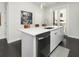 Contemporary kitchen showcasing stainless steel dishwasher, sleek white cabinets, and modern design at 415 Gartrell Se St # 16, Atlanta, GA 30312