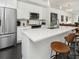 Spacious kitchen with stainless steel appliances, ample counter space, and convenient island seating at 415 Gartrell Se St # 16, Atlanta, GA 30312