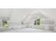 Finished attic space featuring vaulted ceilings and multiple windows for natural light at 2395 Kilgore Road (Lot 7) Rd, Buford, GA 30519
