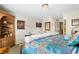 Bedroom boasts natural light, neutral walls, wood floors, and cozy decor, creating a serene atmosphere at 2350 Rosebrook Se Xing, Atlanta, GA 30339