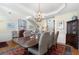 Cozy dining space with stylish furnishings and decor, adjacent to the living area at 2350 Rosebrook Se Xing, Atlanta, GA 30339