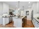 Elegant kitchen with an island and plenty of counter space at 2350 Rosebrook Se Xing, Atlanta, GA 30339