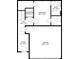 Floor 1 showcases foyer, garage, bedroom and bath at 717 Lenox Ln, Atlanta, GA 30324