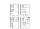Four floor plans showcase layout of home at 717 Lenox Ln, Atlanta, GA 30324