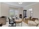 Bright office featuring custom trim, hardwood floors, shuttered windows, and classic furnishings at 820 Chelsea Park Ne Dr, Marietta, GA 30068