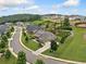 Neighborhood aerial view showcasing well-manicured lawns and tree-lined streets at 406 Horizon Trl, Canton, GA 30114