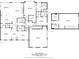 Detailed floor plan showcasing the layout of the entire house, including room dimensions at 406 Horizon Trl, Canton, GA 30114