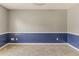 Bedroom featuring blue wainscotting, carpeted floors, and natural light at 1006 Eagle Vw, Lawrenceville, GA 30044