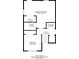 Detailed floor plan showing the layout of the first floor, including room dimensions and features at 1006 Eagle Vw, Lawrenceville, GA 30044