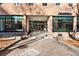Exterior of the building entrance with a well-maintained brick walkway at 300 Peachtree Ne St # 24F, Atlanta, GA 30308