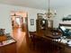 A dining room featuring a wooden table and chairs at 408 Hasty Trl, Canton, GA 30115